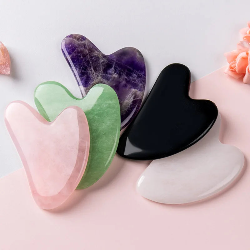 Natural Stone Gua Sha Facial Massage Board