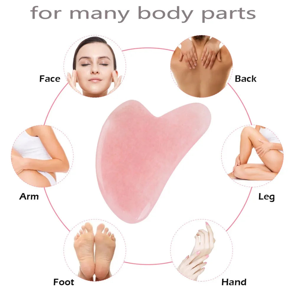 Natural Stone Gua Sha Facial Massage Board