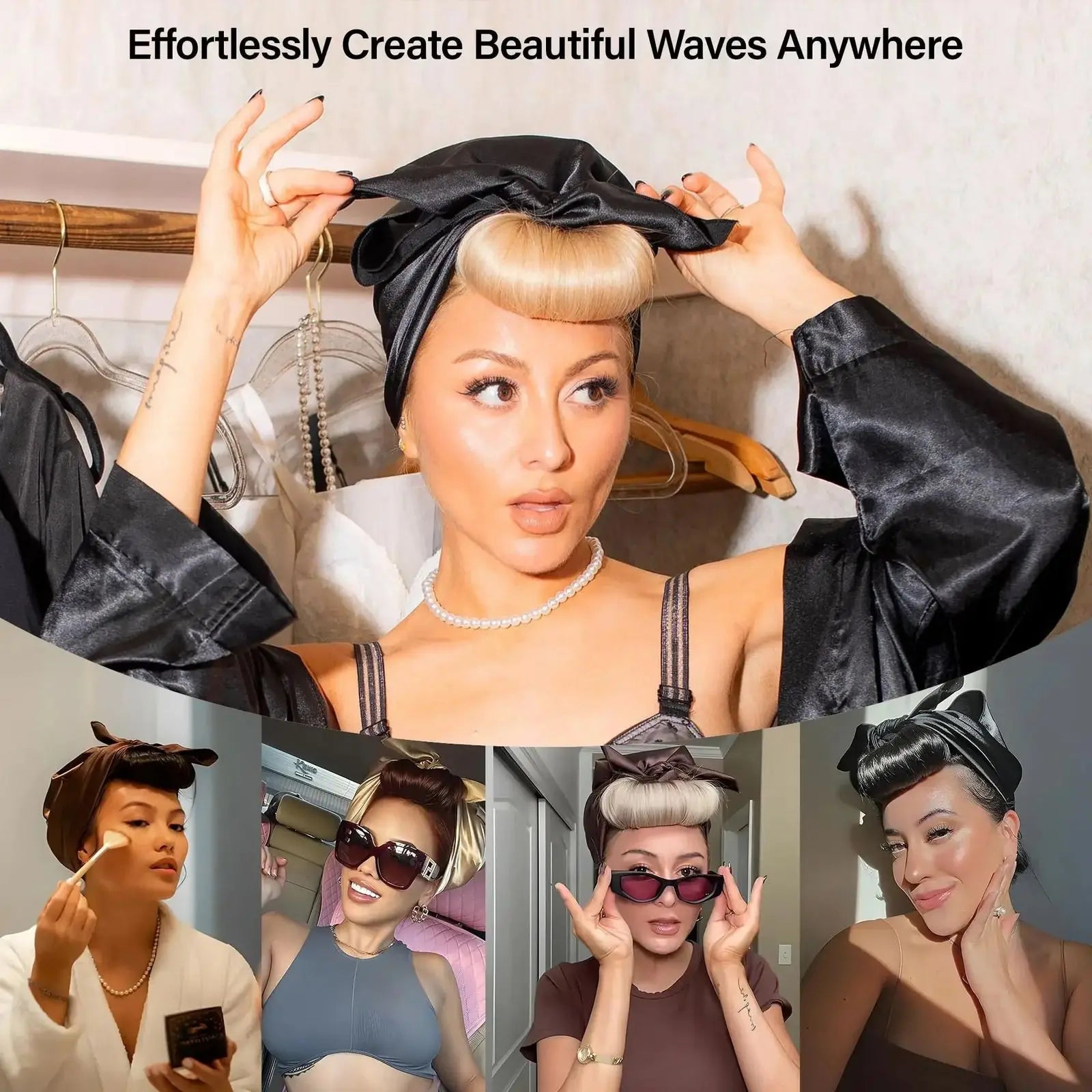 Heatless Foam Hair Curlers Set – Sleep-Friendly Waves