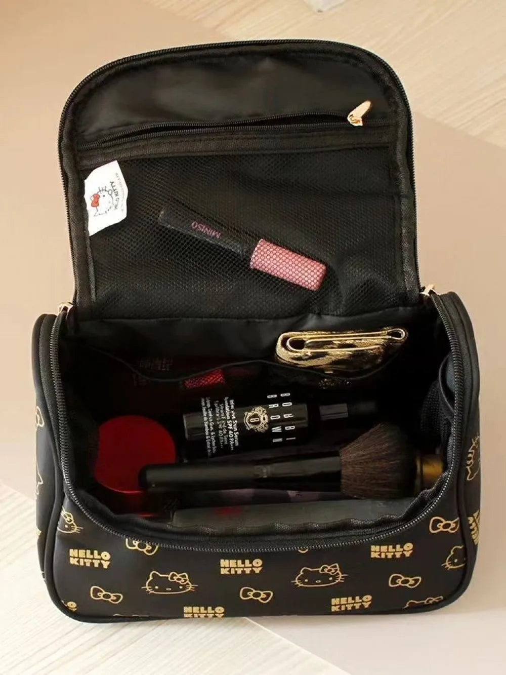 Portable Hanging Travel Cosmetic Bag With Large Capacity