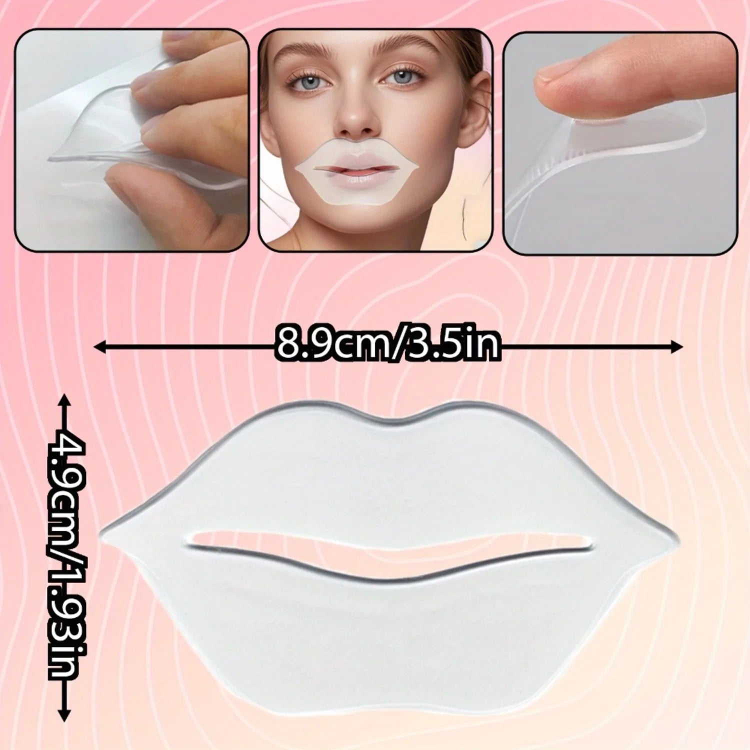 Reusable Silicone Lip Patches For Hydrating Skincare