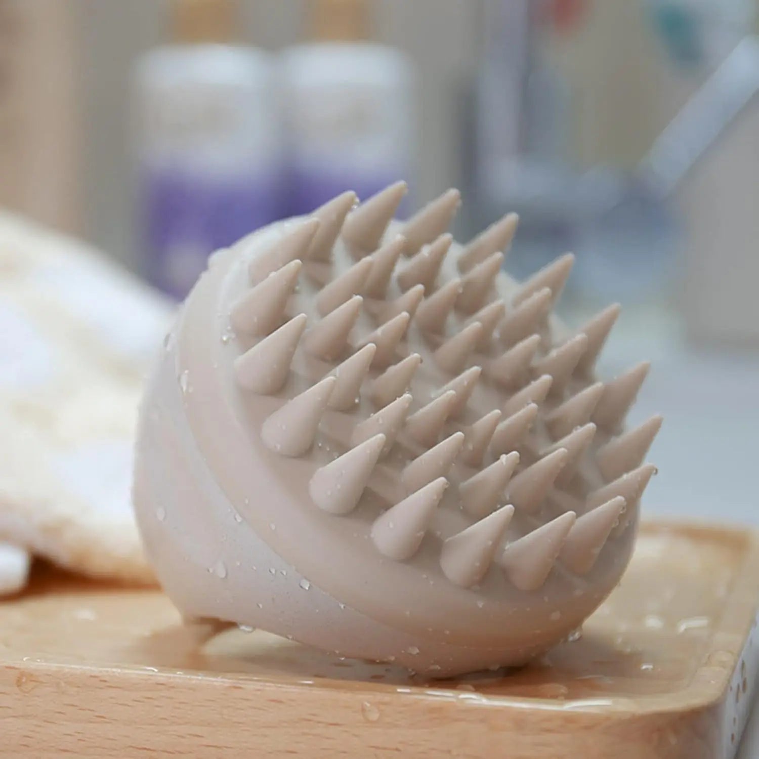 Silicone Scalp Massager Shampoo Brush For Dandruff Care