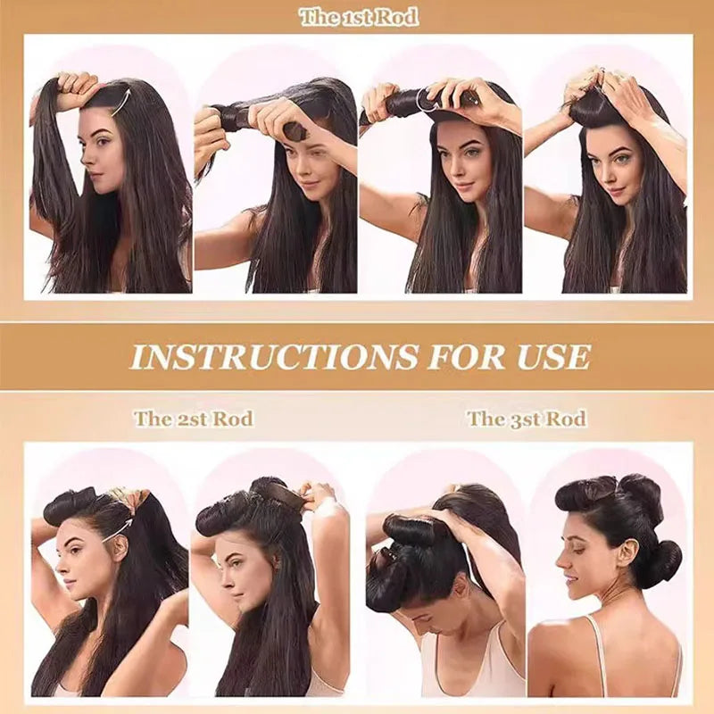 Heatless Foam Hair Curlers Set – Sleep-Friendly Waves