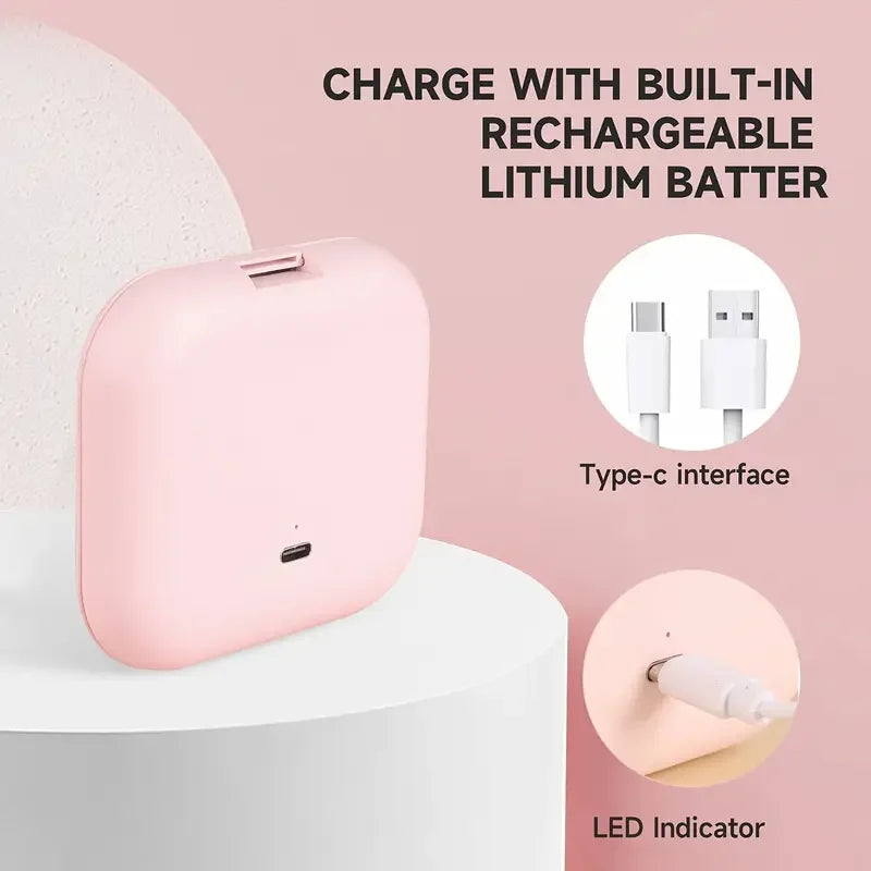 LED Compact Makeup Mirror With 1X/2X Magnification