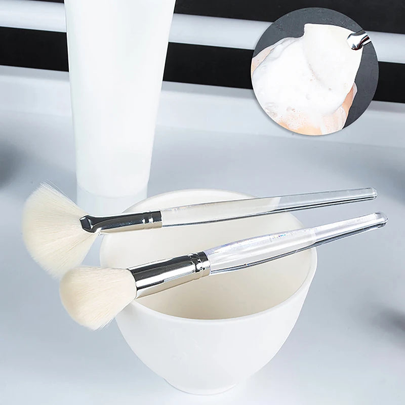 Soft Bristle Facial Cleansing Brush For Masks And Wash