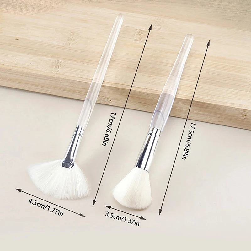 Soft Bristle Facial Cleansing Brush For Masks And Wash