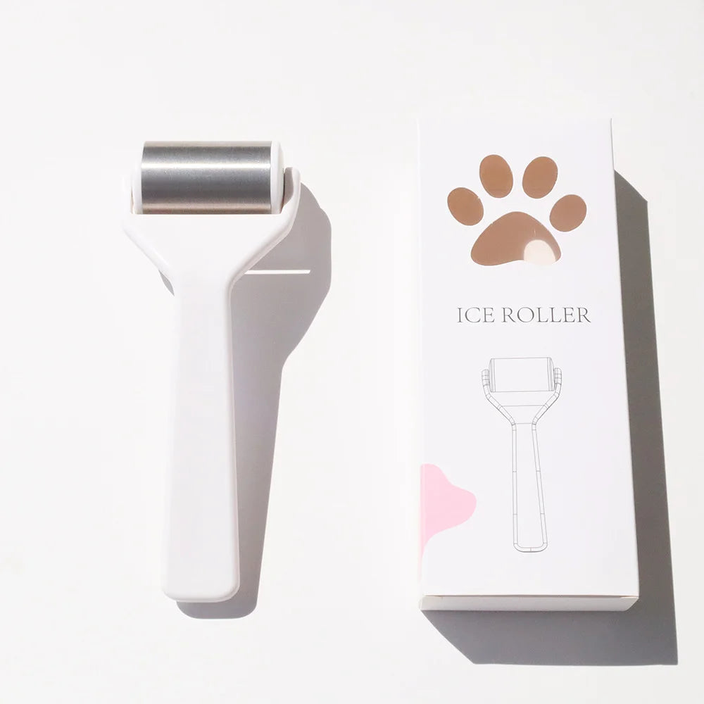 Style 3 Color Stainless Steel Ice Face Roller For Cooling Massage