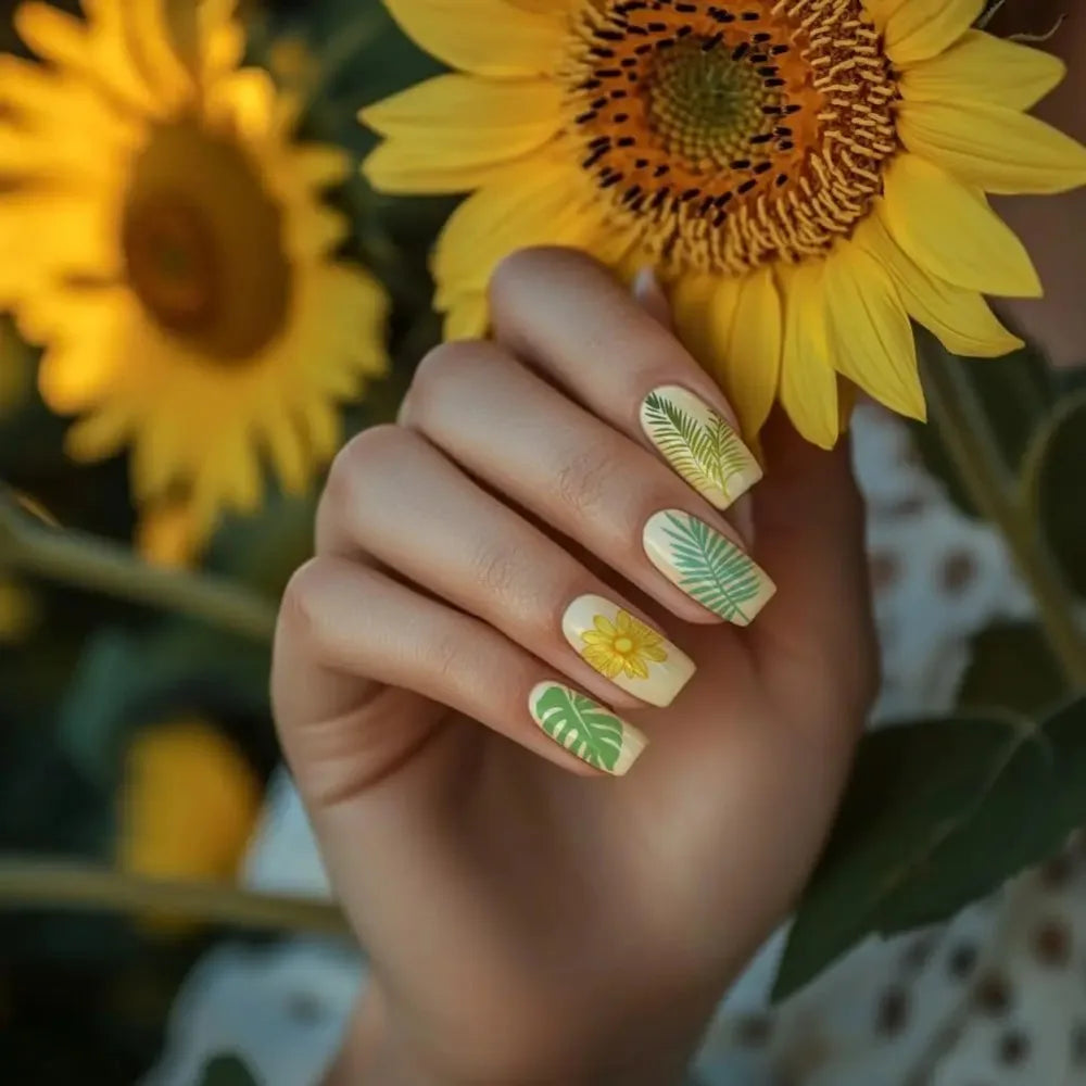 Summer Ocean Nail Stamping Plate Set – 6 Stainless Templates